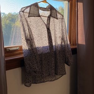 2 piece Black & White Skirt Outfit. Size Medium